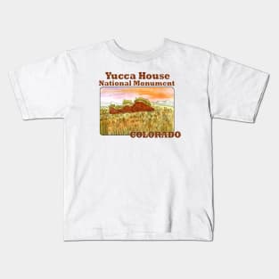 Yucca House National Monument, Colorado Kids T-Shirt